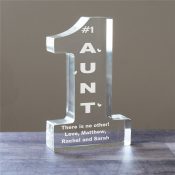 Personalized 1 Aunt Keepsake