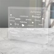 Engraved Why I Love You Keepsake