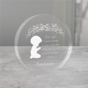 Engraved Boy's Prayer Keepsake