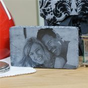 Engraved Photo Marble Keepsake