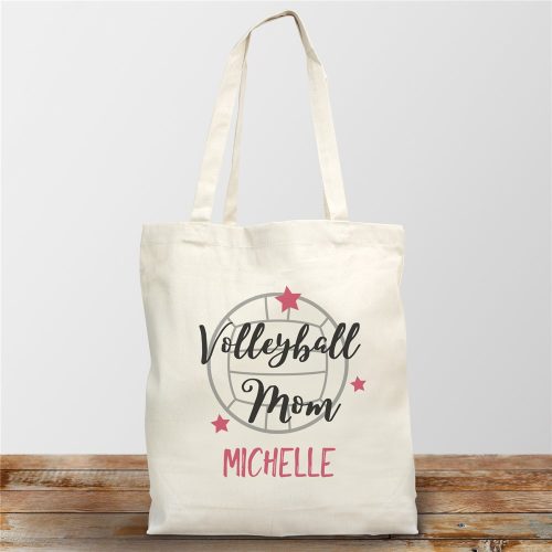 Personalized Sport Mom Tote Bag