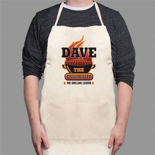 The Grillmeister Personalized Natural Apron