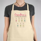Personalized Grandma's Little Bunnies Apron