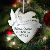 Memorial Forever heart Ornament