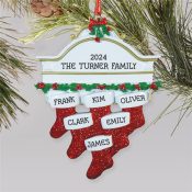 Red Hanging Stockings Ornament