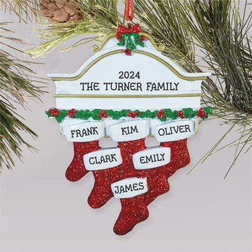 Red Hanging Stockings Ornament