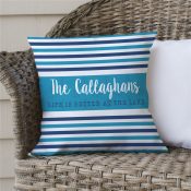 Personalized Life Is Better At The Lake Throw Pillow