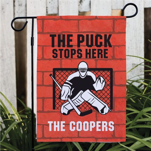 Personalized Hockey Family Garden Flag