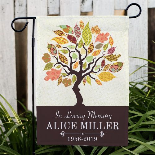 Personalized Memorial Tree Garden Flag