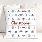 Personalized Bugs Throw Pillow