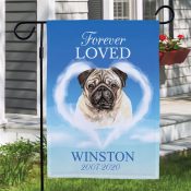 Personalized Forever Loved Garden Flag