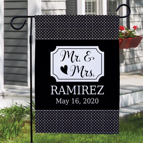 Personalized Mr. & Mrs. Garden Flag