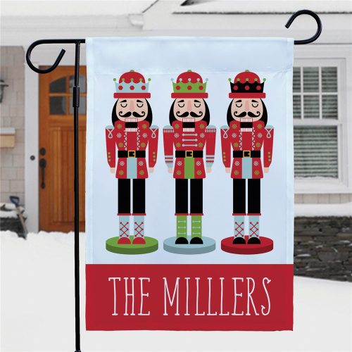 Personalized Nutcracker Garden Flag
