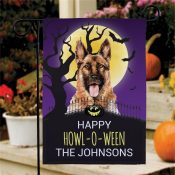 Personalized Halloween Dog Breed Garden Flag