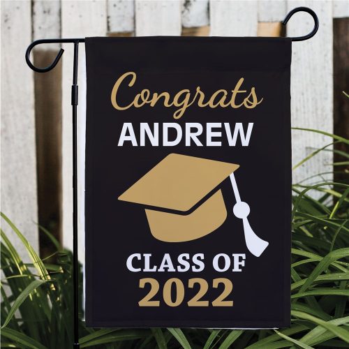 Personalized Class Of Graduation Garden Flag