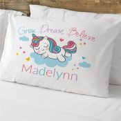 Personalized Grow Dream Believe Pillowcase