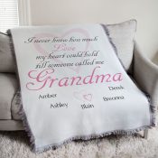 CATALOG ONLY How Much Love Tapestry Throw