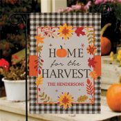 Personalized Home For The Harvest Garden Flag