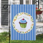 Personalized Birthday Boy Garden Flag