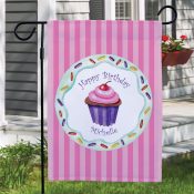 Personalized Birthday Girl Garden Flag