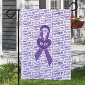 Personalized Awareness Ribbon Garden Flag
