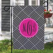 Monogram Madness Garden Flag