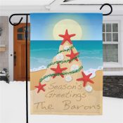 Beach Christmas Flag