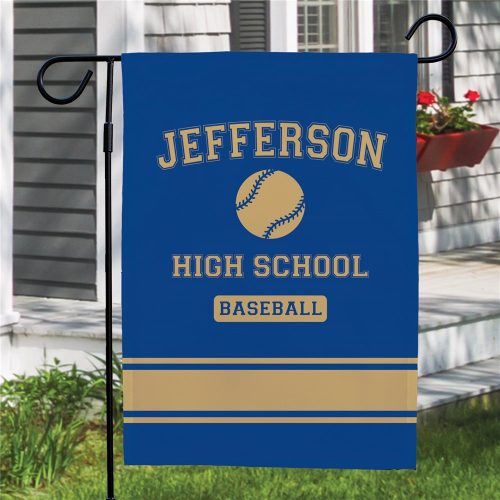 Personalized High School Sport Pride Garden Flag