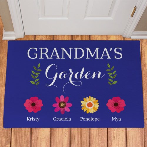 Personalized Grandma's Garden Doormat