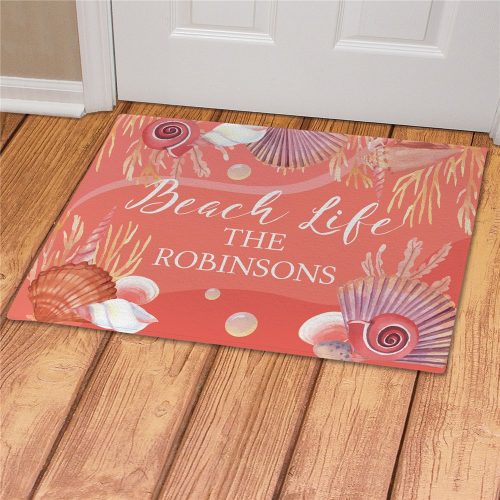 Personalized Beach Life Doormat