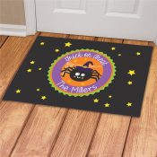 Personalized Trick Or Treat Spider Doormat