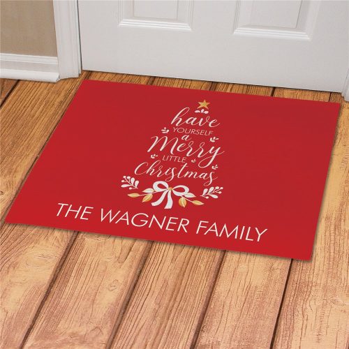 Personalized Have Your Self a Merry Little Christmas Doormat