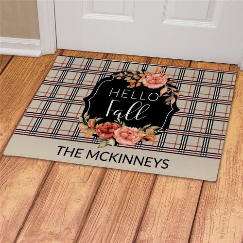 Personalized Hello Fall with Tan