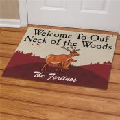 Custom Neck of the Woods Doormat
