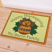 Personalized Thanksgiving Doormat