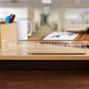 Personalized Executive Name Plate