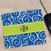 Monogram Madness Mouse Pad