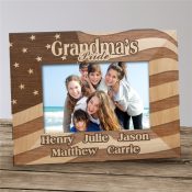 American Flag Wood Frame