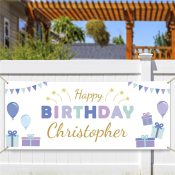 Personalized Happy Birthday Banner