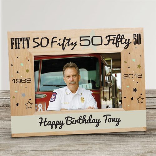 Personalized Happy Birthday Wood Frame