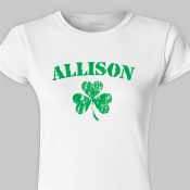 Green Shamrock Women's T-shirt
