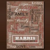 Family Established Wall Canvas