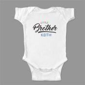 Little Brother Little Sister Personalized Creeper