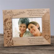Engraved Memory Is A Keepsake Memorial Wood Picture Frame