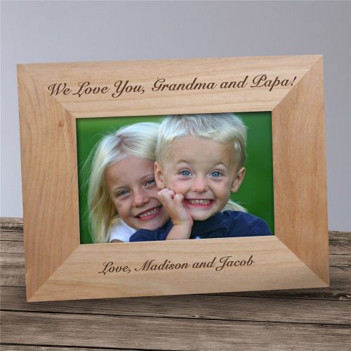 Any Message Wood Picture Frame