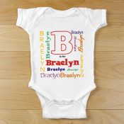 A is For... Personalized Infant Bodysuit