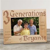 Personalized Generations 8x10 Picture Frame