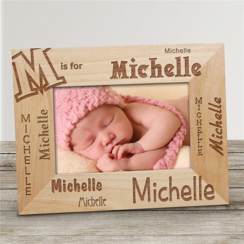 Custom Name Wood Frame