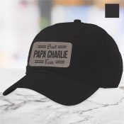Personalized Best Ever with Lines Baseball Hat with Patch