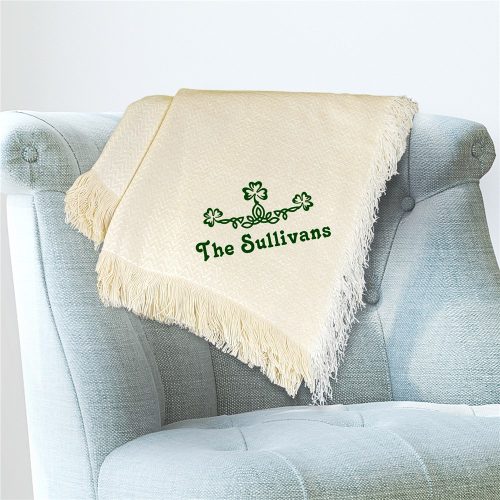 Shamrock Green Irish Afghan